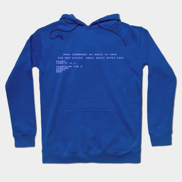 Commodore 64 - C64 - Boot Screen - Version 2 Hoodie by RetroFitted